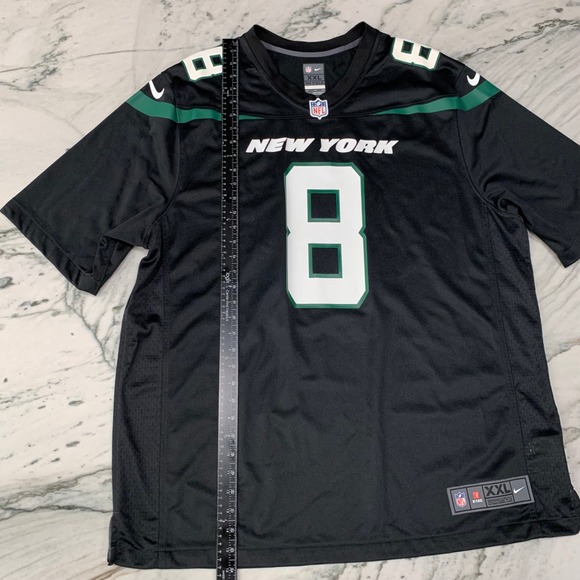 Nike Elijah Moore #8 New York Jets NFL Jersey Men's XXL Black Green - Picture 5 of 10